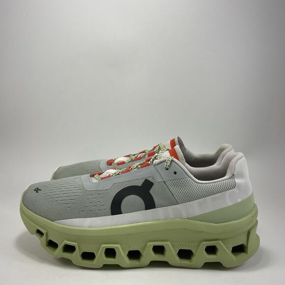 On Cloudmonster Running Shoes Womens Size 9 Glacier Gray Athletic Sneakers - Picture 3 of 11